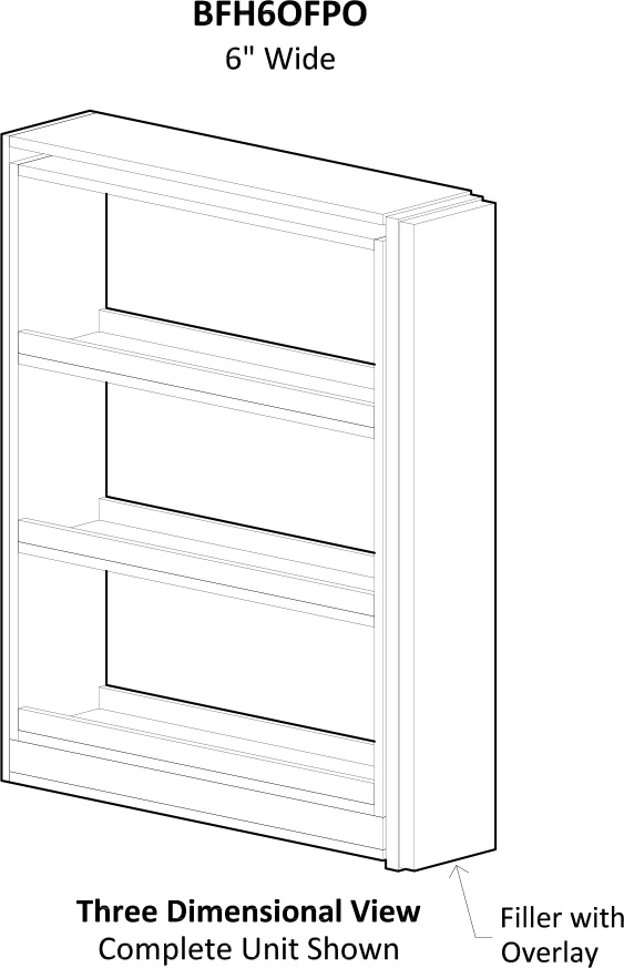 Specsheet Cabinet Pullout Overlay Filler 3