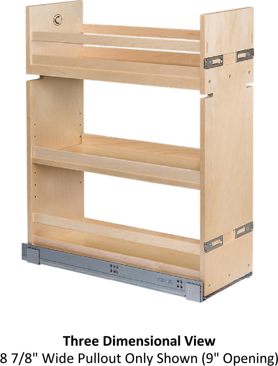 Specsheet Cabinet Pullout Spicerack 1