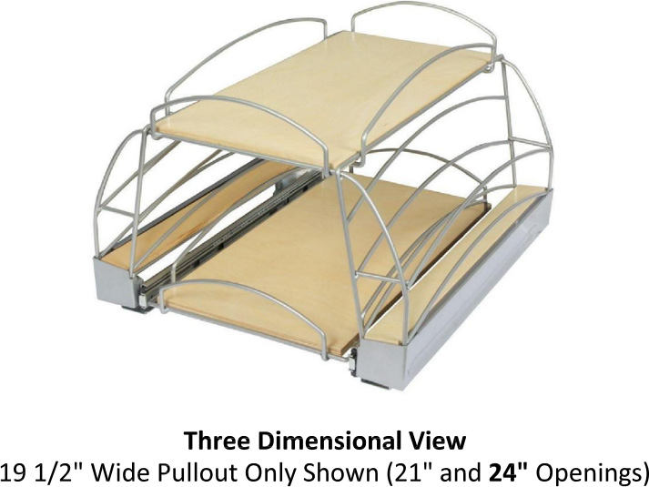 Specsheet Cabinet Pullout Two Door Pan Caddy 2