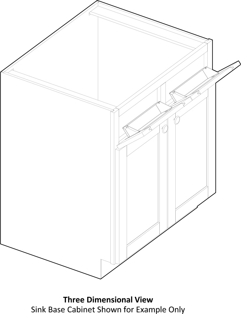 Specsheet Mod Door Drawer Tip Out Two False